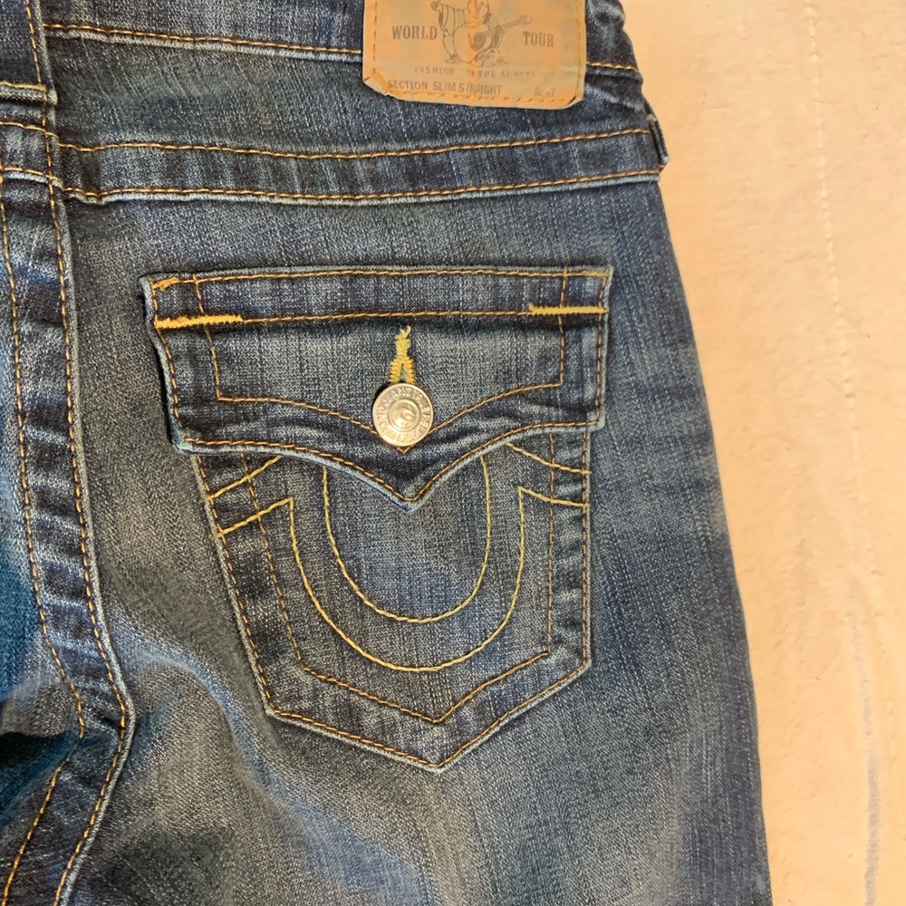 True Religion slim straight jeans